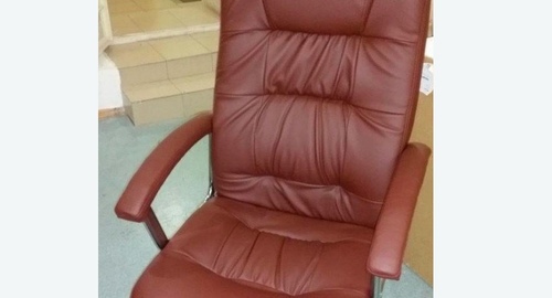 Обтяжка офисного кресла. Пугачев
